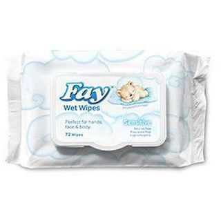 Fay Sensitive Wet Wipes 72s