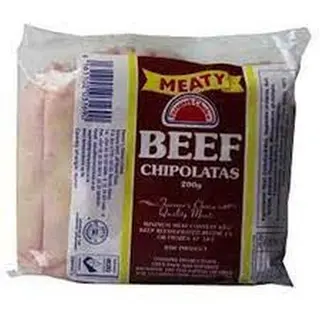 Farmers Choice Beef Chipolatas 200G