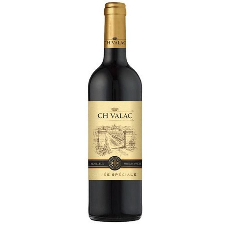 CH VALAC 750ML MED SWEET RED