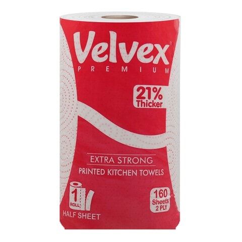 Velvex Premium Kitchen Roll Single
