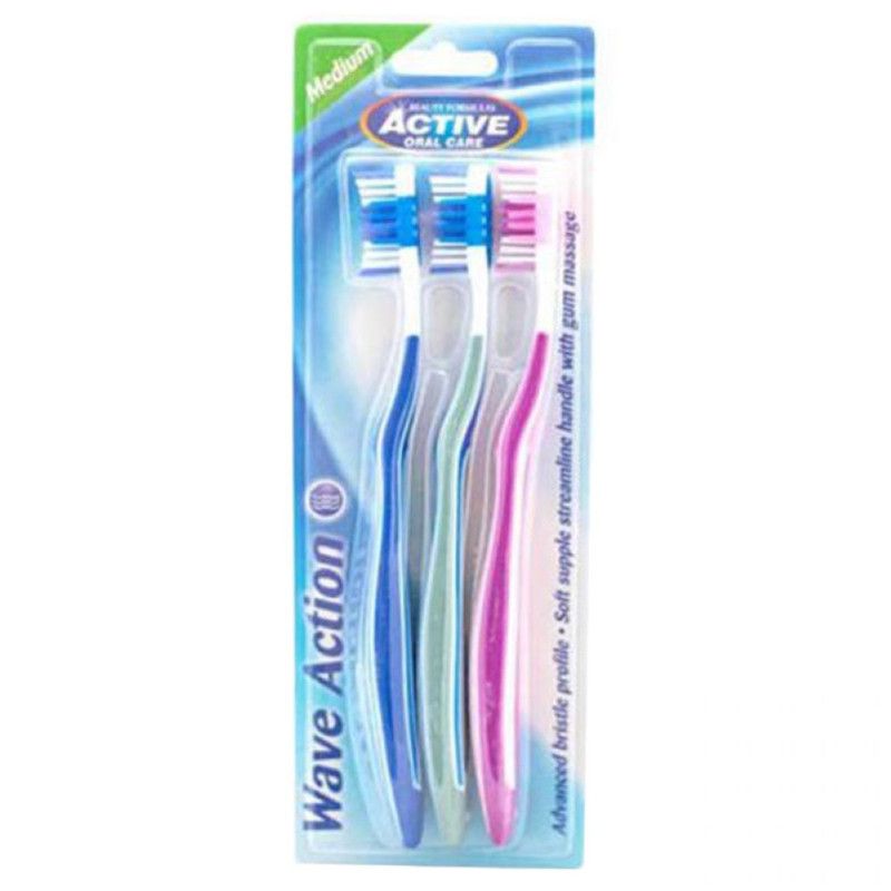 Beauty Formula Junior Toothbrush 8 - 12 Years 3 Pack