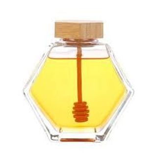 A/Kitchen 500G Honey In Hex Shape Pet Jar