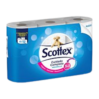 Scottex Megarollo Papel Higiénico 6u