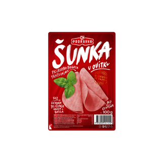 ŠUNKA U OVITKU 100 g PODRAVKA