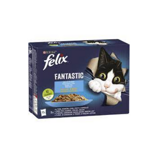 FELIX MOKRA MAČKA FANTASTIC RIBA 12X85G