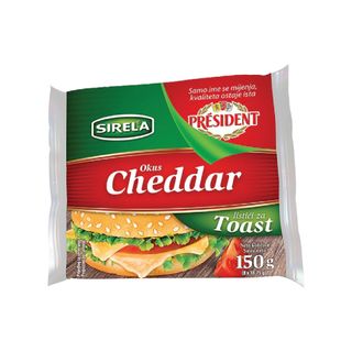 SIR CHEDDAR LISTIĆI 150G PRESIDENT