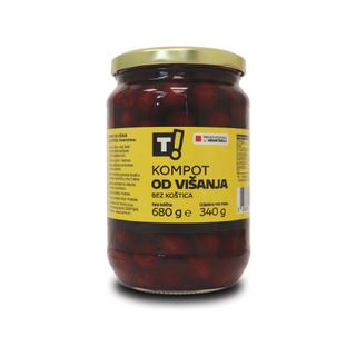 T! Kompot Bez Koštica Višnja 680 G