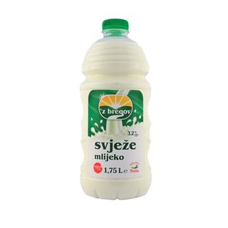 Svježe Mlijeko 3,2% m.m. PET 1,75 L 'Z Bregov