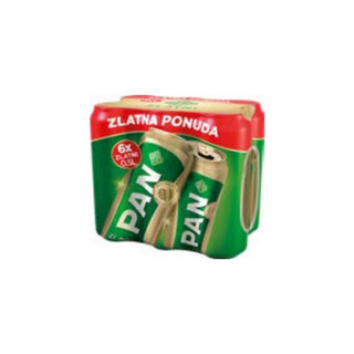 PIVO ZLATNI PAN 6*0,5 l
