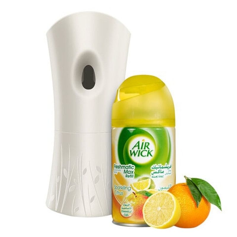 Airwick Freshmatic Sparkling Citrus Complete Set