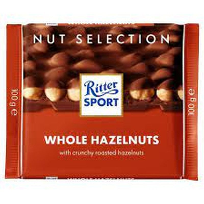 Ritter Sport Dark Whole Hazelnuts 100G