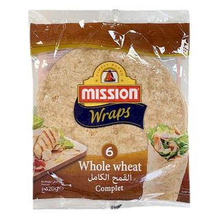 Tortillas de farine de blé complet 25cm x6 420g - MISSION