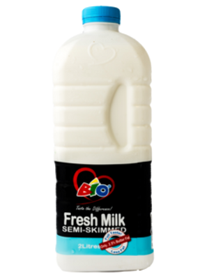 Bio Fresh Semi Skimmed Milk 2L