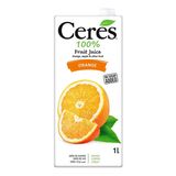 Ceres fruit juice orange 100% 1l