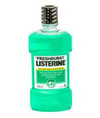 LISTERINE Fresh Burst Mint Mouthwash, 500ml