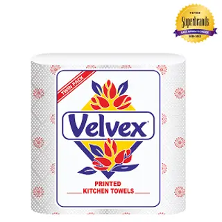 Velvex Printed Kitchen Towel 2Pack