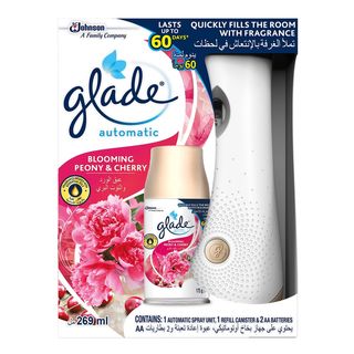 Diffuseur automatique et recharge 3 En 1 Peony&Cherry 269ml - GLADE