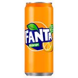 Fanta orange flavoured tinned 330ml