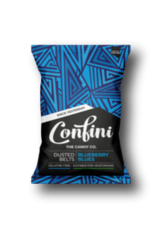 Confini Blueberry Blues Dusted Belts, 75g