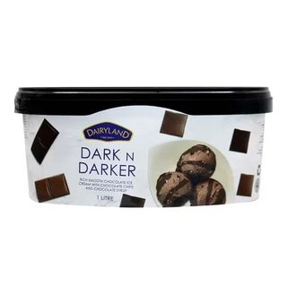 Dairyland Dark N Darker Chocolate Ice Cream, 1L