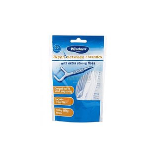 Wisdom Clean Between Flossers, 30 Pack