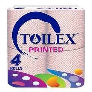 Toilex Printed Tissue 4-Pack Unwrap
