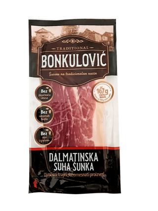 Šunka Dalmatinska Bonkulović 100 g