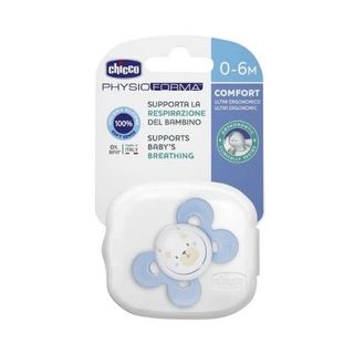 CHICCO MONTE varalica silikon physio 0-6m plava