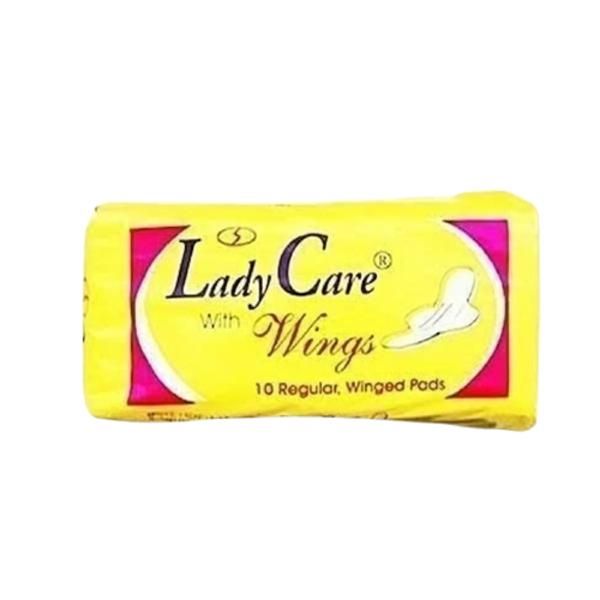 Lady Care Sanitary Pad With Wings Yellow