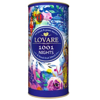 Чай Lovare 1001 Ніч Чорний Та Зелений Листовий З Ягодами Та Фруктами 80Г