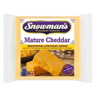 Snowmans Cheddar Cheese 48% Mature 24 Units 180g