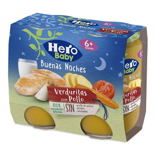 Tarrito Hero B. N. Pollo Verduritas 2X190 G