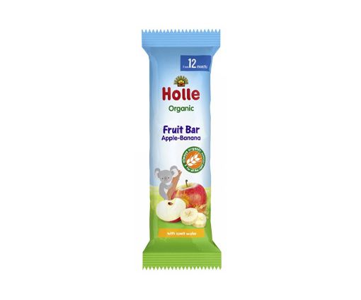 Holle Barra de Fruta Orgânica Maçã-Banana, 25g
