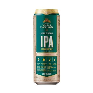 Пиво Volfas Engelman Ipa світле нефільтроване 6% 568 мл