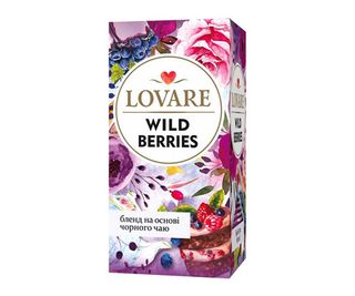 LOVARE Wild Berries Black Tea, 24 piezas