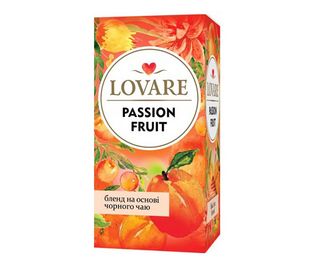 LOVARE Pasión Fruta Té Negro, 24 piezas