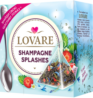 LOVARE Sampagne Splashes Tea Mix, 15x2g