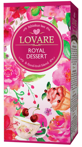 LOVARE Royal Dessert Hibiscus Tea, 24x1.5g