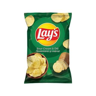 LAY'S Chipsuri cu smântână și mărar 60g