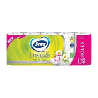 ZEWA Deluxe Hârtie igienică Camomile 3 straturi, 10 buc