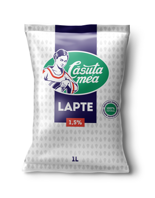 Căsuța Mea Lapte 1.5%, 1l