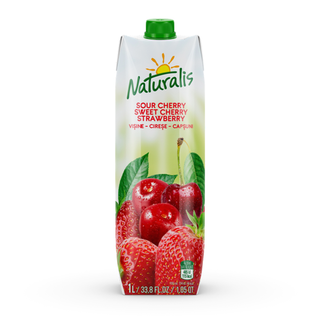 NATURALIS Băutură cu Vișine, Cireșe și Căpșune 1L