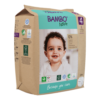 Bambo Nature Pelene Eko 4 7-14Kg 24kom Pak Papir