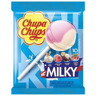 Chupa Chups Milky Sucettes 10 pièces