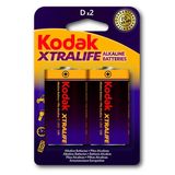 Kodak batteries size d pair alkaline