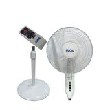 Lucid White Stand Fan with Remote Control