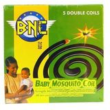 BNC Baby Mosquito Coil Sandalwood, 5-Pack