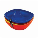 ROK Plastic Square Bowl Set, Multi-Color