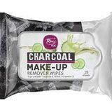 Rivaj Charcoal Make-Up Wipes with Cucumber, 25 Sheets