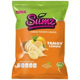 Sumz potato crisps tangy lemon 60gms